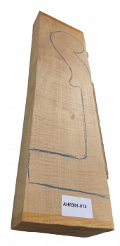 Set Back, Sides and Neck plank Curly Maple for Cello Unique Piece #013